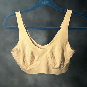 Knix Beige Seamless Bralette w/o cups (can be added)